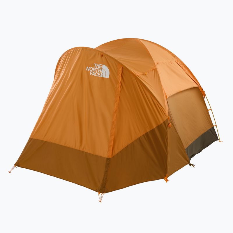 Kempinkový stan pro 4 osoby The North Face Wawona 4P light exuberance orange/ timber tan/ new taupe green  3