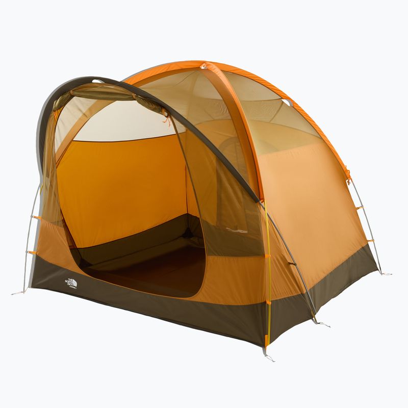 Kempinkový stan pro 4 osoby The North Face Wawona 4P light exuberance orange/ timber tan/ new taupe green  4