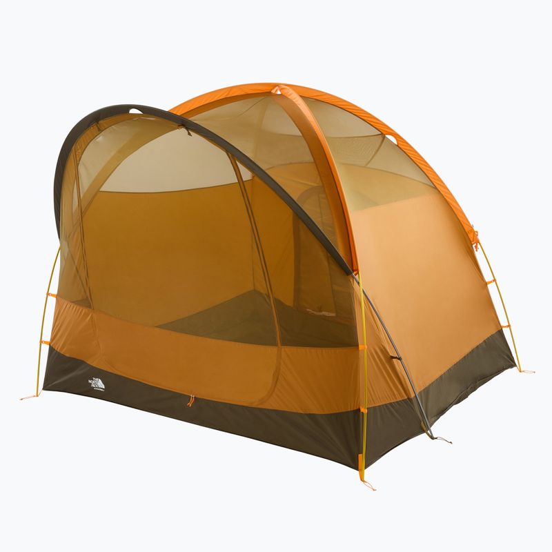 Kempinkový stan pro 4 osoby The North Face Wawona 4P light exuberance orange/ timber tan/ new taupe green  5