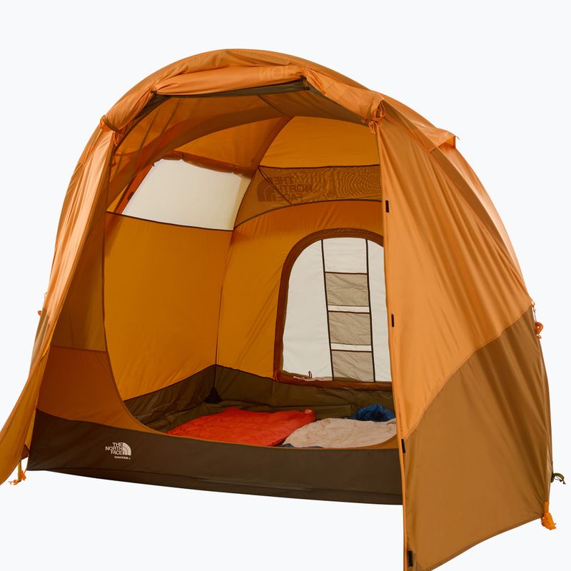 Kempinkový stan pro 4 osoby The North Face Wawona 4P light exuberance orange/ timber tan/ new taupe green  6