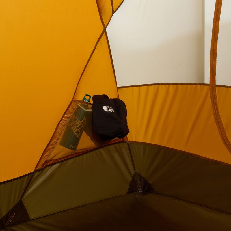 Kempinkový stan pro 4 osoby The North Face Wawona 4P light exuberance orange/ timber tan/ new taupe green  11
