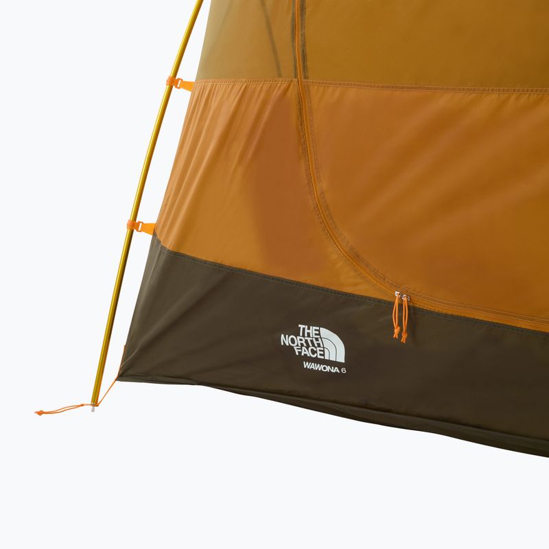Kempinkový stan pro 6 osob The North Face Wawona 6P light exuberance orange/ timber tan/ new taupe green 8