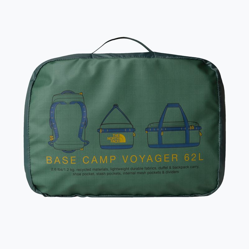 Cestovní taška  The North Face Base Camp Voyager Duffel 62 l duck green/shady blue 4