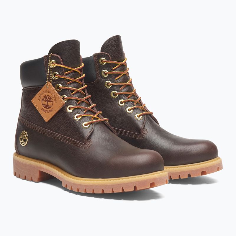 Pánské boty Timberland Premium 6 Inch Lace Up Waterproof dark brown/full grain/black 11
