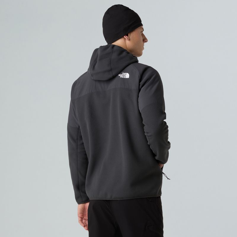 Pánská mikina The North Face Glacier Heavyweight Full Zip HD asphalte grey/black 3