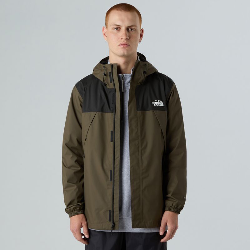 Pánská nepromokavá bunda The North Face Antora new taupe green/ black 4