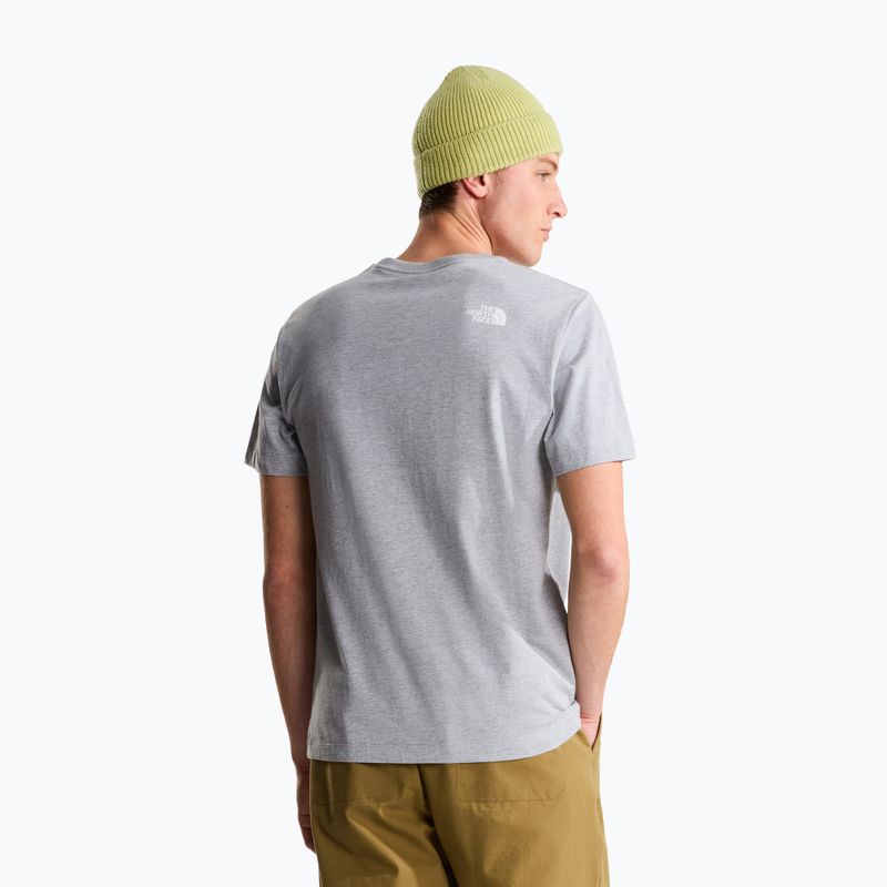 Pánské tričko na lezení The North Face Evolution Half Dome tnf pale grey heather 3