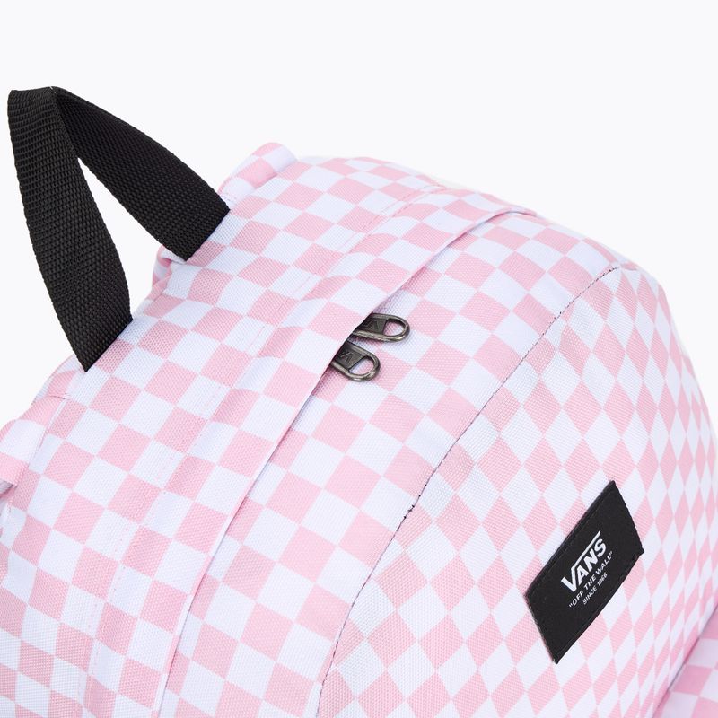 Dětský městský batoh Vans Old Skool Grom Check 18 l coral blush  5
