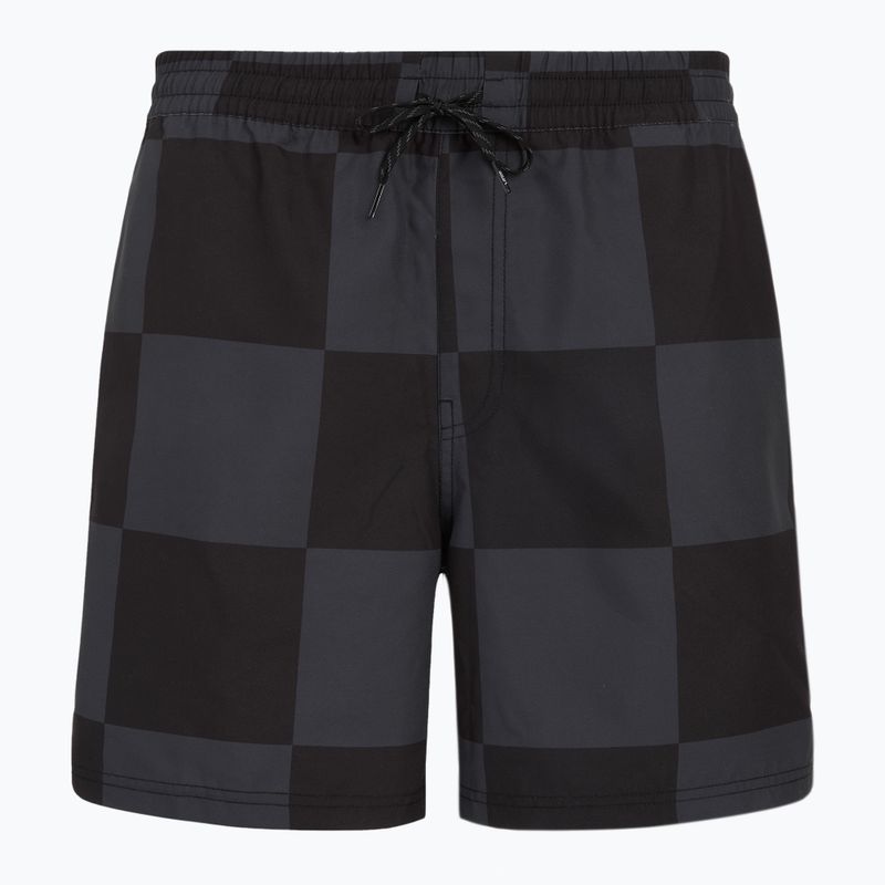 Pánské šortky Vans Primary Checkerboard Elastic Boardshort black/asphalt