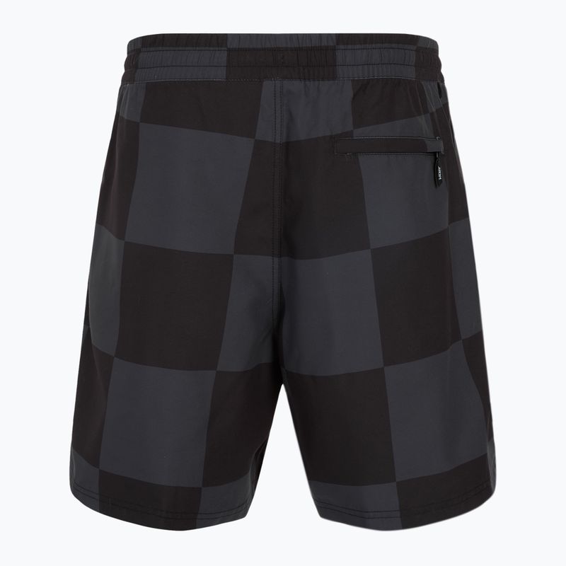 Pánské šortky Vans Primary Checkerboard Elastic Boardshort black/asphalt 2
