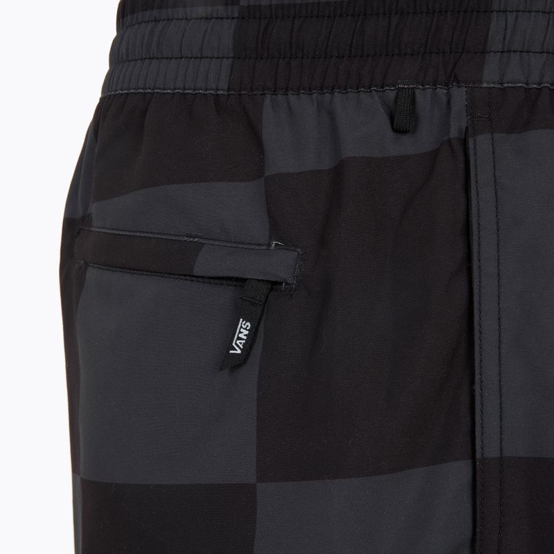 Pánské šortky Vans Primary Checkerboard Elastic Boardshort black/asphalt 5