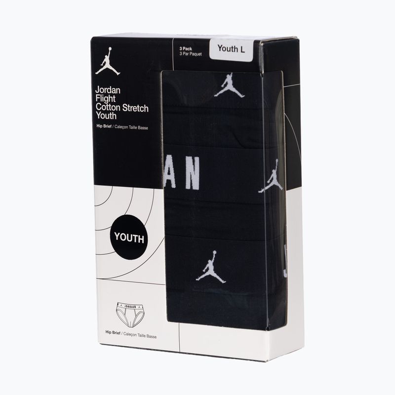 Dětské boxerky Nike Jordan JHB Briefs 3 pairs black 3