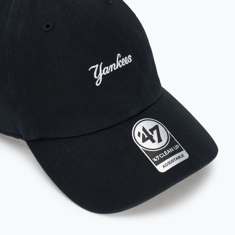 Kšiltovka 47 Brand MLB New York Yankees Base Runner Script CLEAN UP  3