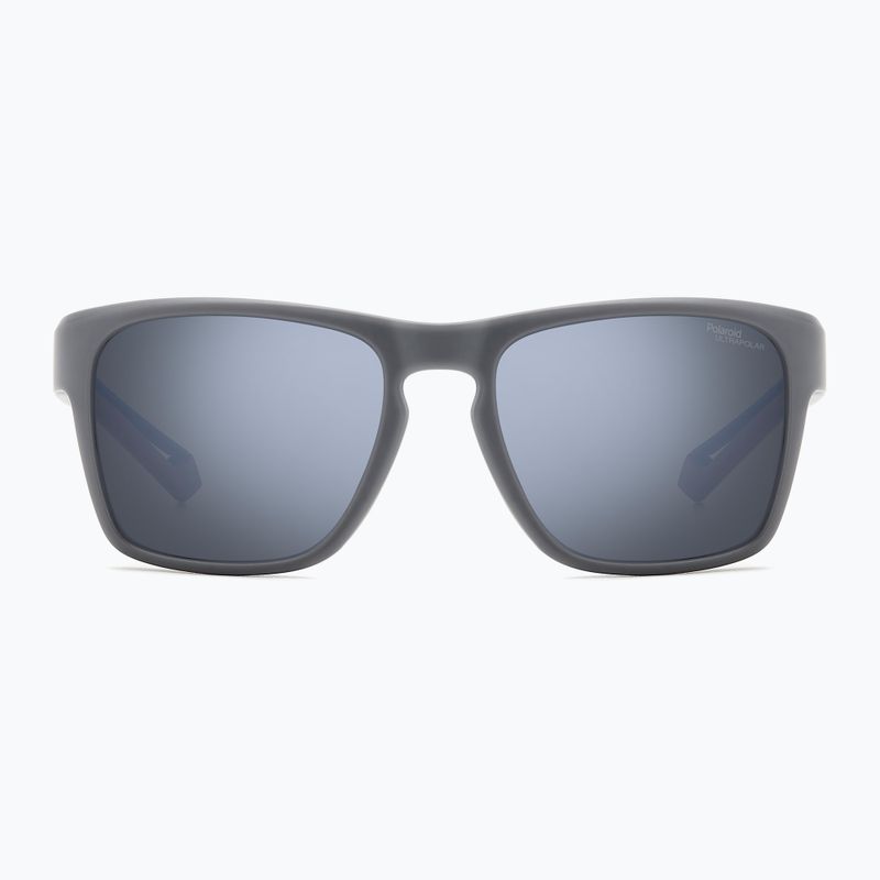 Pánské sluneční brýle Polaroid PLD 7052/S matte grey/silver mirror polarized high contrast 3