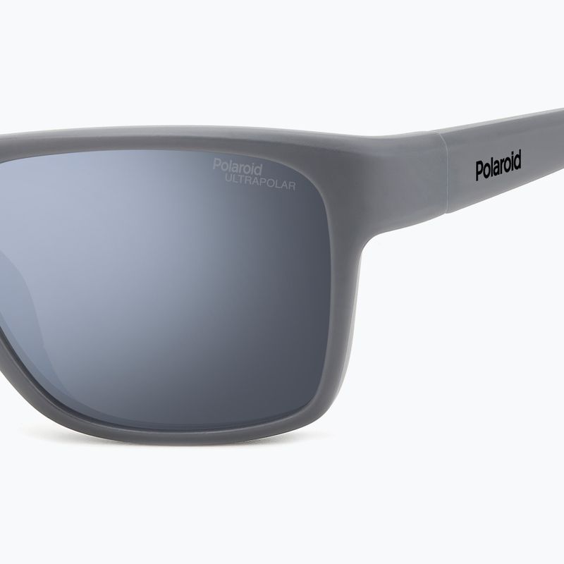 Pánské sluneční brýle Polaroid PLD 7052/S matte grey/silver mirror polarized high contrast 4