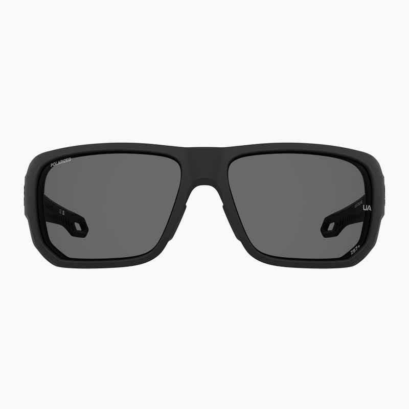 Pánské sluneční brýle Under Armour Attack MD S3 matte black/grey polarized oleophobic 3