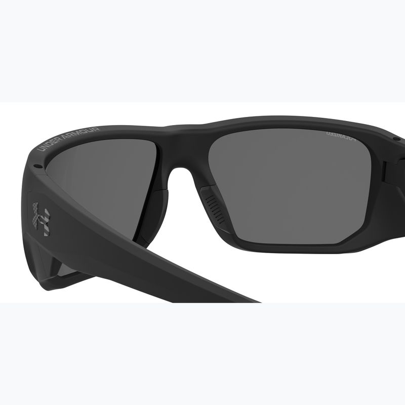 Pánské sluneční brýle Under Armour Attack MD S3 matte black/grey polarized oleophobic 7