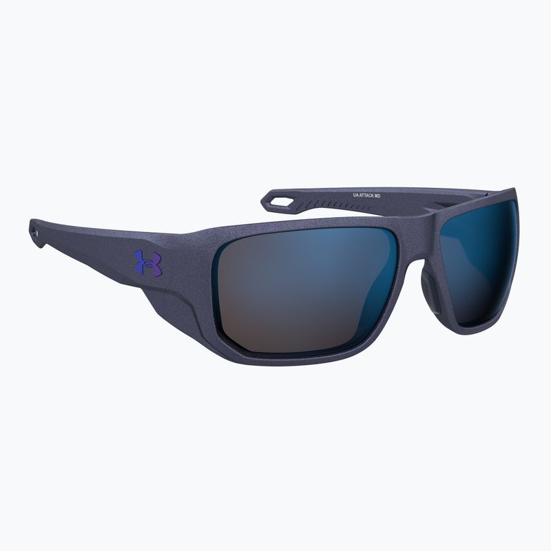 Pánské sluneční brýle Under Armour Attack MD S3 blue metalized/blue multilayer oleofobic