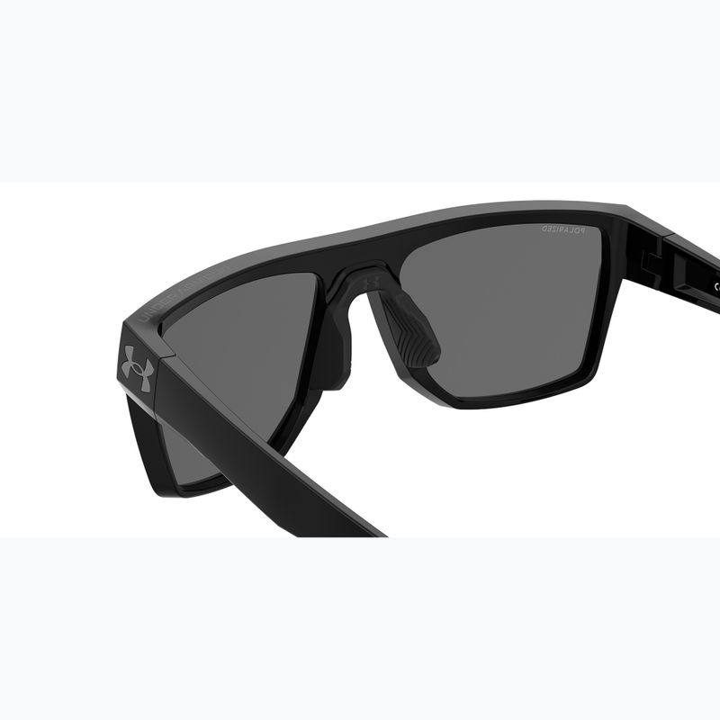 Pánské polarizační sluneční brýle Under Armour Launch 2/G S3 black/grey 6