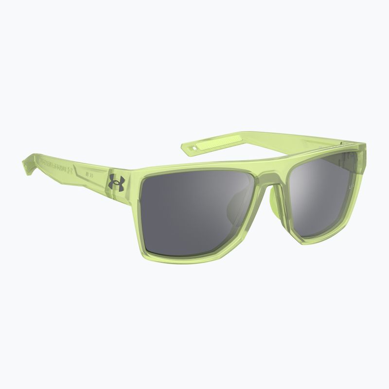 Pánské sluneční brýle Under Armour Launch 2/G S3 green crystal/silver mirror