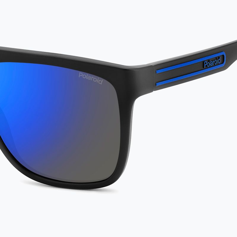 Pánské sluneční brýle Polaroid PLD 2162/S matte black blue/blue mirror polarized 5