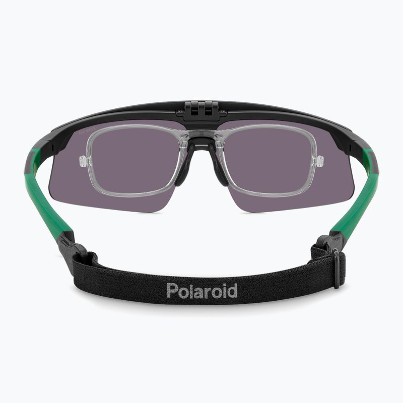 Pánské sluneční brýle Polaroid PLD 7056/CI/S matte black green/greygreen mirror polarized 4