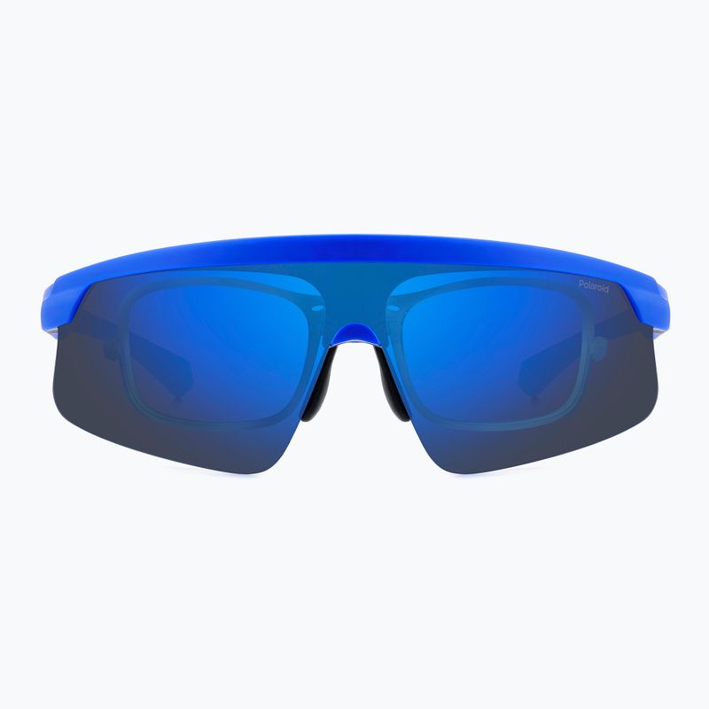 Pánské sluneční brýle Polaroid PLD 7056/CI/S matt blue/blue mirror polarized 3