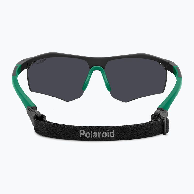 Pánské sluneční brýle Polaroid PLD 7055/S matte black green/green mirror polarized hc 5