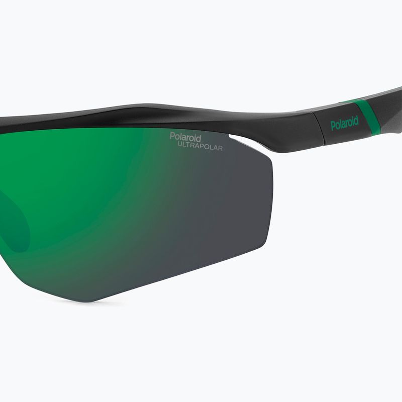 Pánské sluneční brýle Polaroid PLD 7055/S matte black green/green mirror polarized hc 7