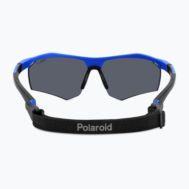 Sluneční brýle Polaroid PLD 7055/S matte blue/blue mirror polarized high contrast 5