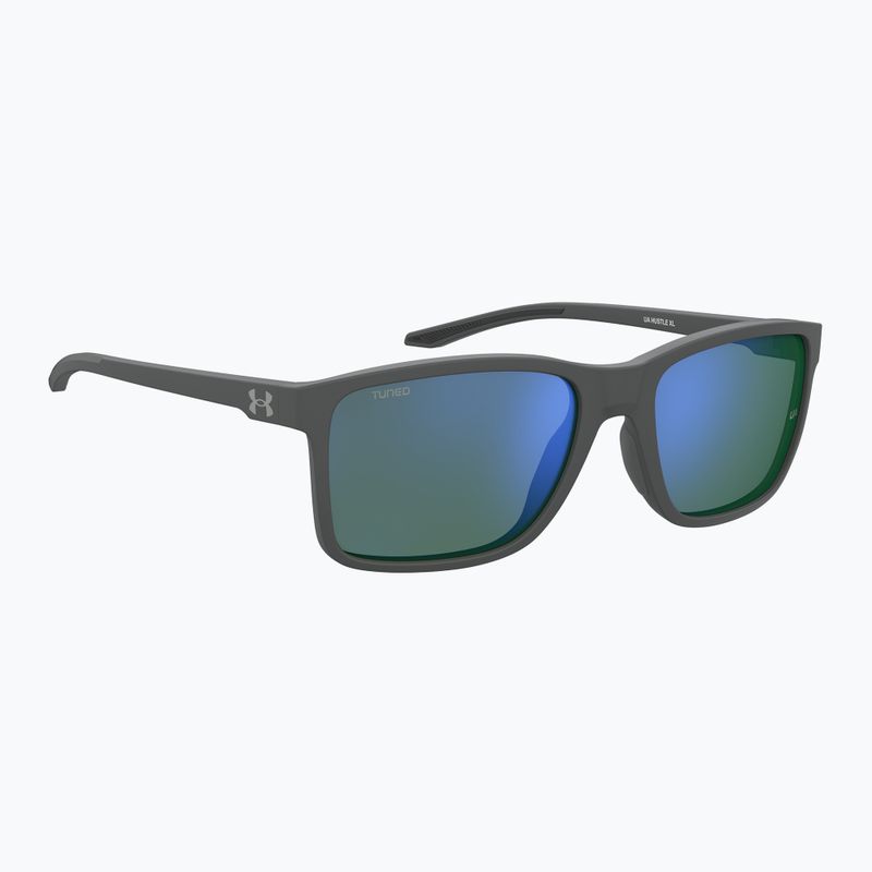 Sluneční brýle Under Armour Hustle XL S3 grey/green multilayer oleophobic