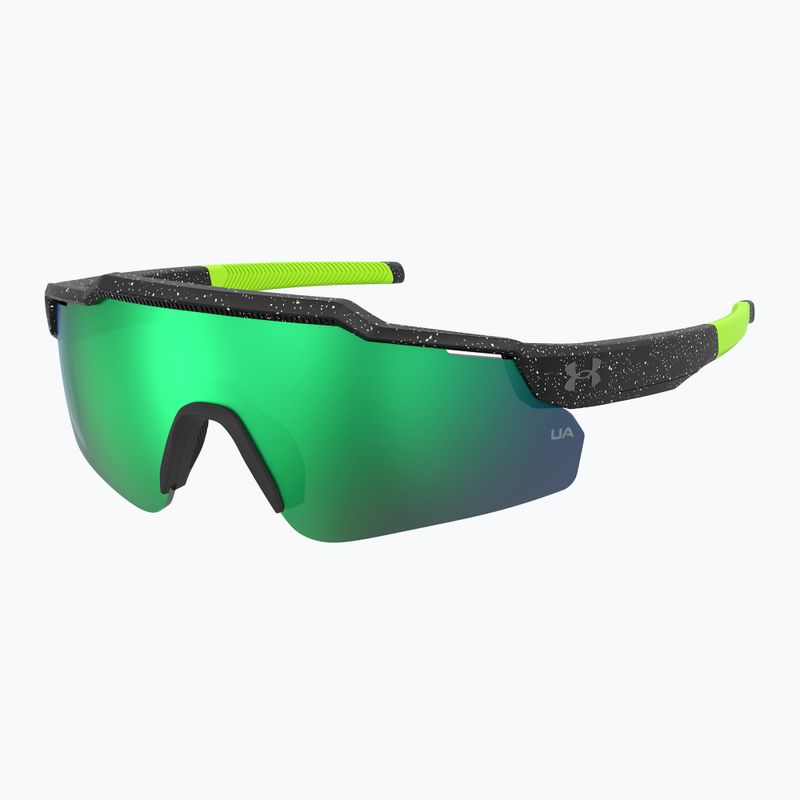 Dětské sluneční brýle Under Armour Levelup Jr S3 pattern black white/green multilayer 2