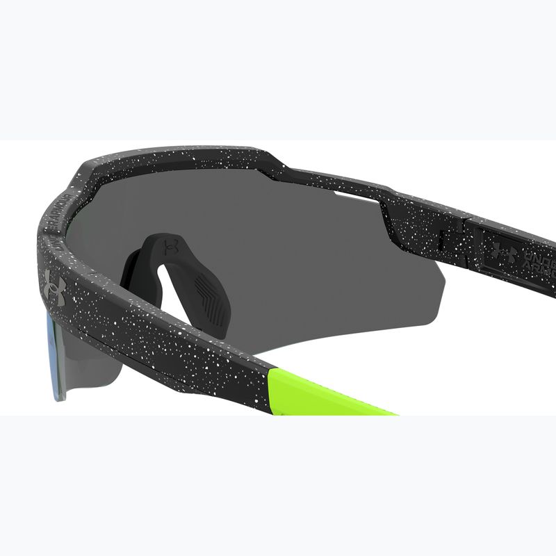 Dětské sluneční brýle Under Armour Levelup Jr S3 pattern black white/green multilayer 6