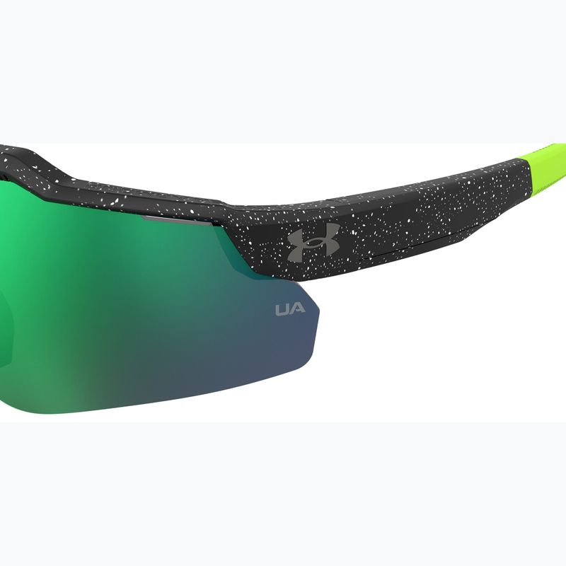 Dětské sluneční brýle Under Armour Levelup Jr S3 pattern black white/green multilayer 7