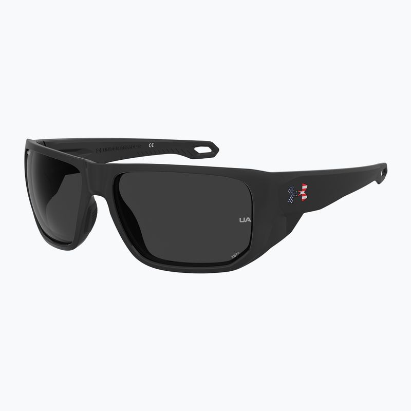 Pánské sluneční brýle Under Armour Attack 2 black multicolor/grey polarized oleophobic 2