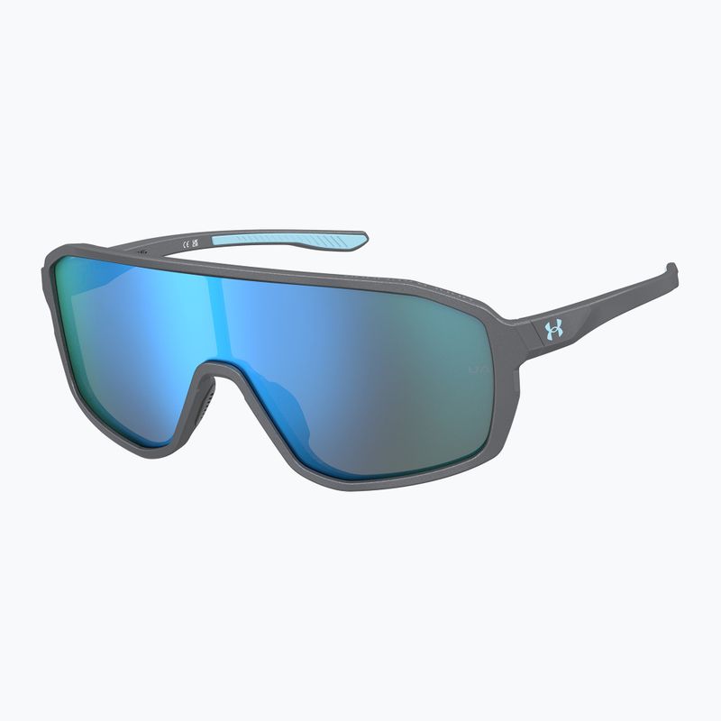 Dětské sluneční brýle Under Armour Gameday Jr S3 metalized grey/blue multilayer 2