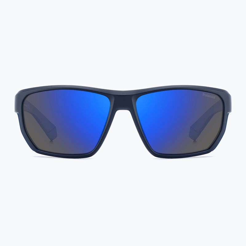 Pánské sluneční brýle Polaroid PLD 7057/S matte blue/blue mirror polarized 3