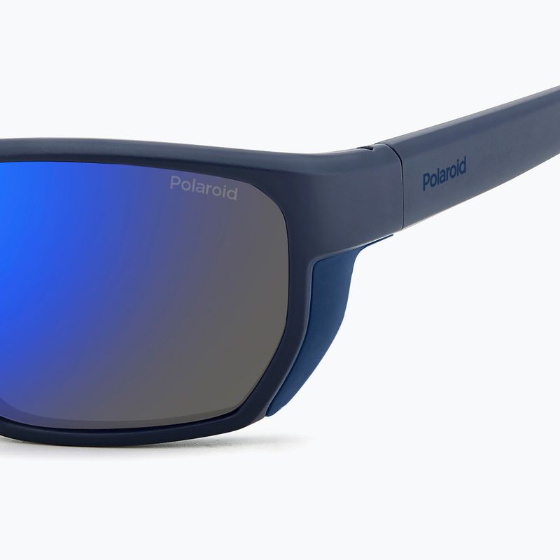 Pánské sluneční brýle Polaroid PLD 7057/S matte blue/blue mirror polarized 6