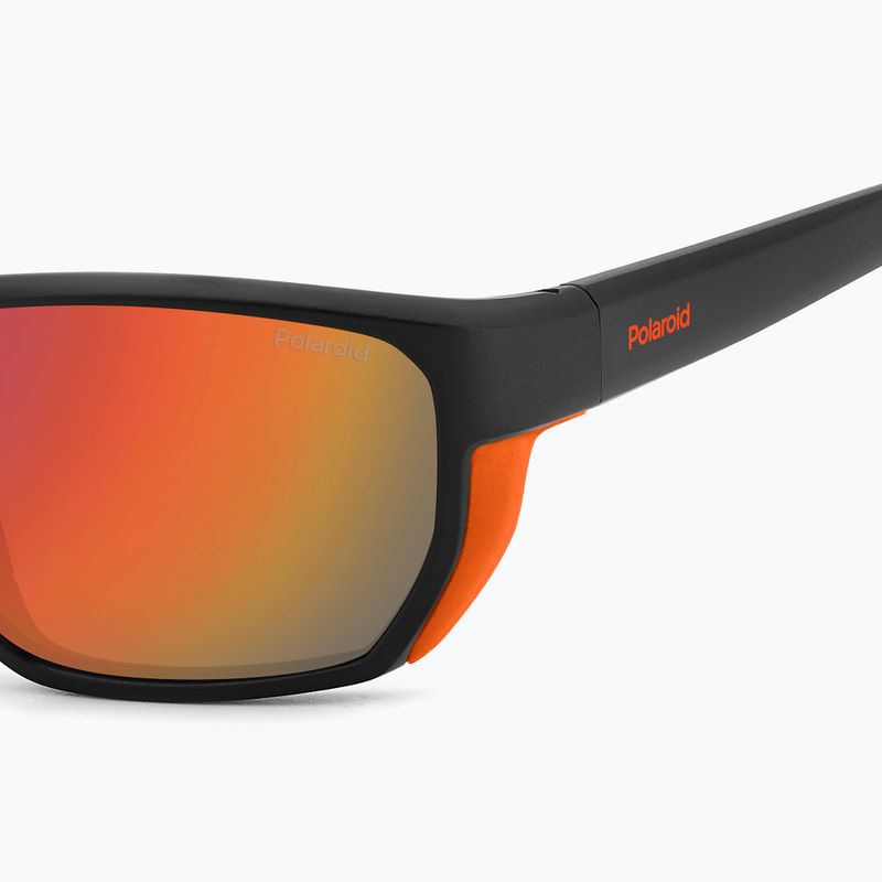 Pánské sluneční brýle Polaroid PLD 7057/S matte black orange/red multilayer polarized 7