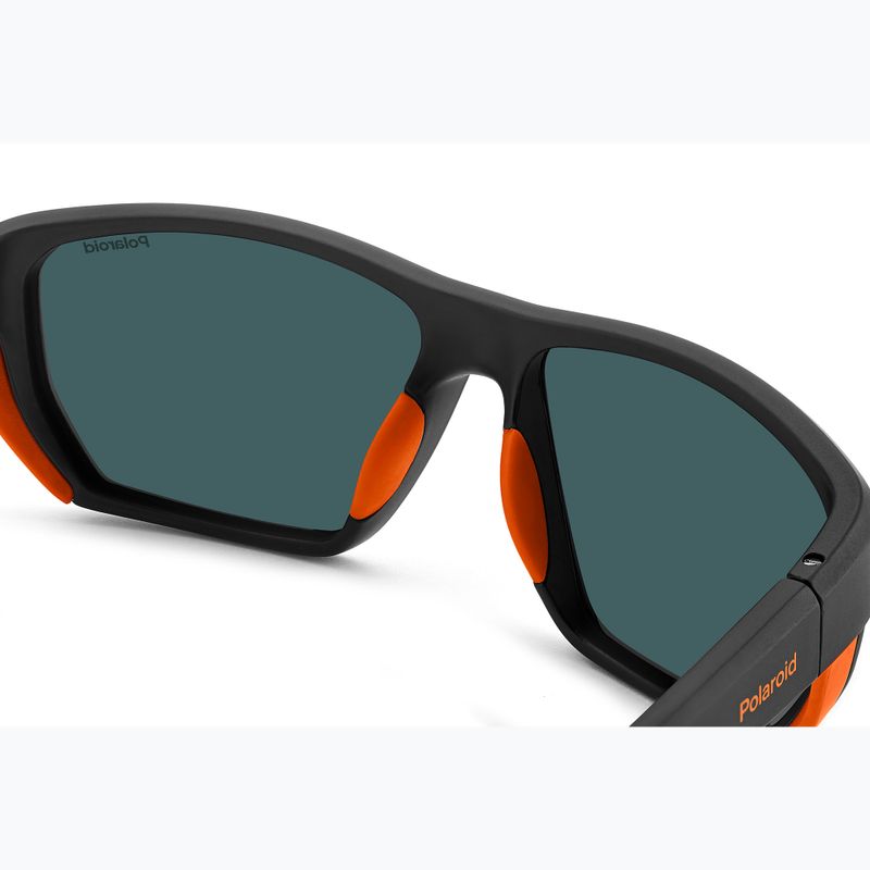 Pánské sluneční brýle Polaroid PLD 7057/S matte black orange/red multilayer polarized 8