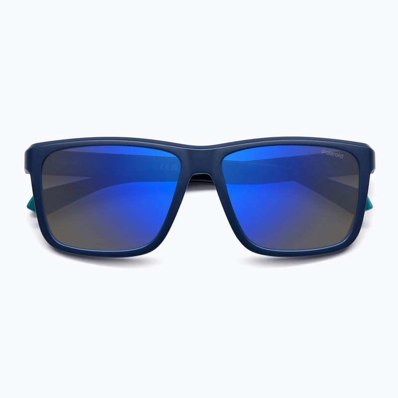 Pánské sluneční brýle Polaroid PLD 2164/S matte blue/blue mirror polarized 4