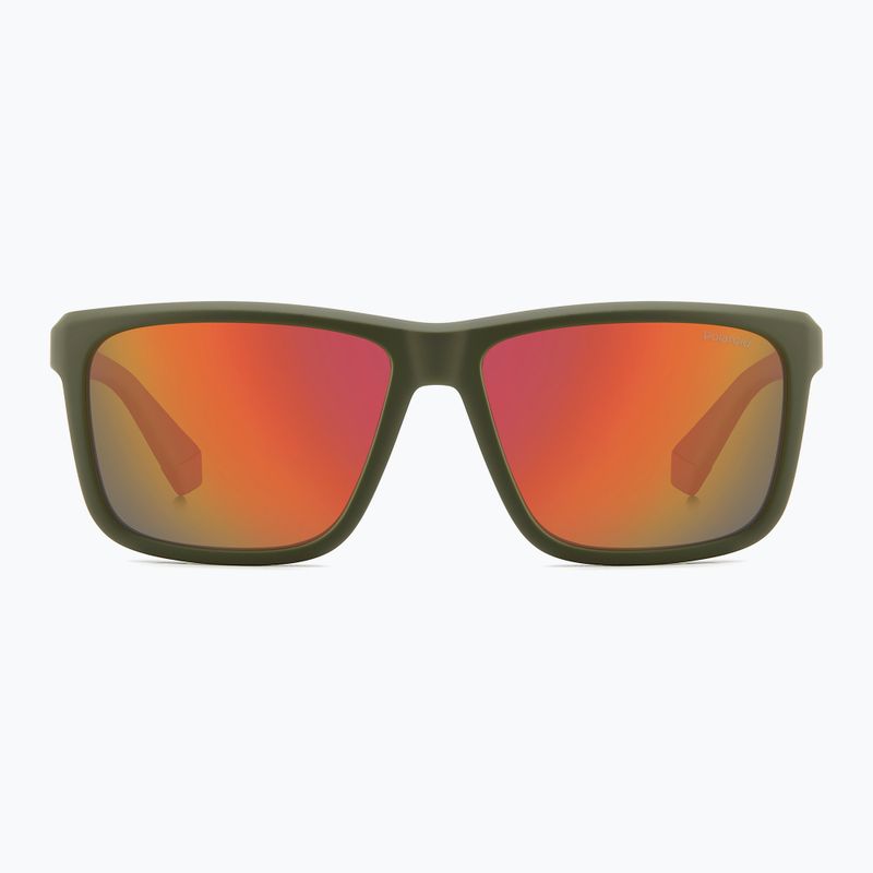 Pánské sluneční brýle Polaroid PLD 2164/S military green/red multilayer polarized 3