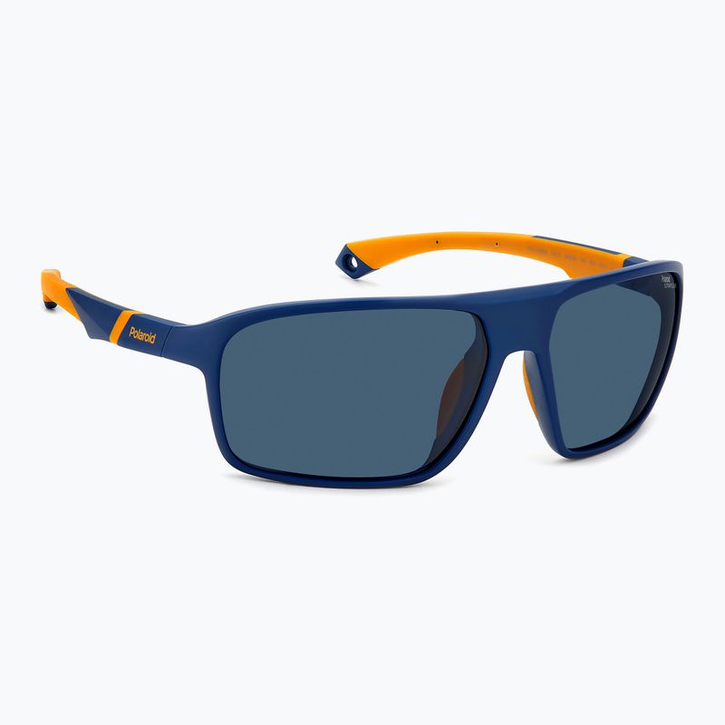 Pánské sluneční brýle Polaroid PLD 7058/S matte blue/blue polarized high contrast