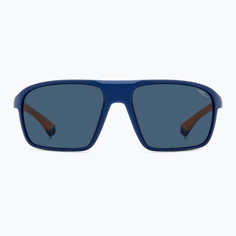 Pánské sluneční brýle Polaroid PLD 7058/S matte blue/blue polarized high contrast 3