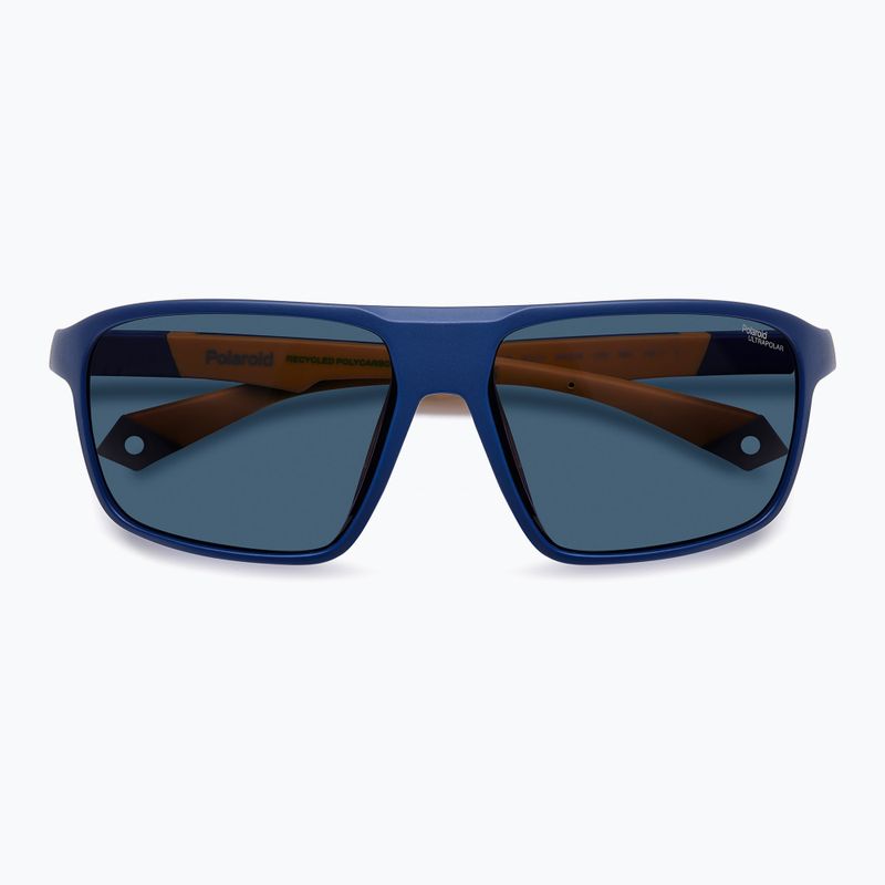 Pánské sluneční brýle Polaroid PLD 7058/S matte blue/blue polarized high contrast 4