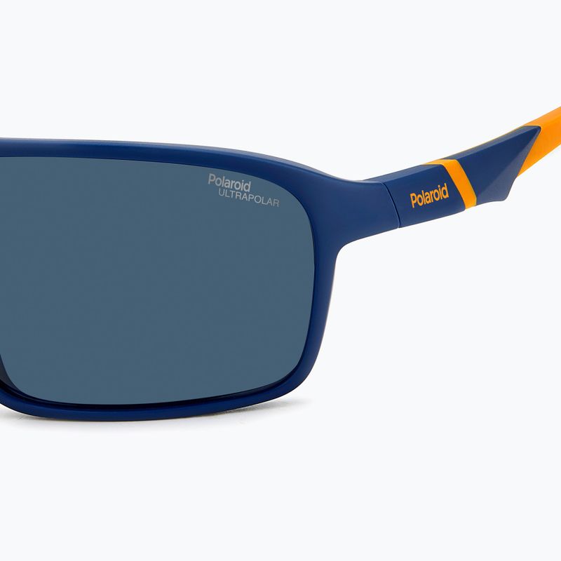Pánské sluneční brýle Polaroid PLD 7058/S matte blue/blue polarized high contrast 6