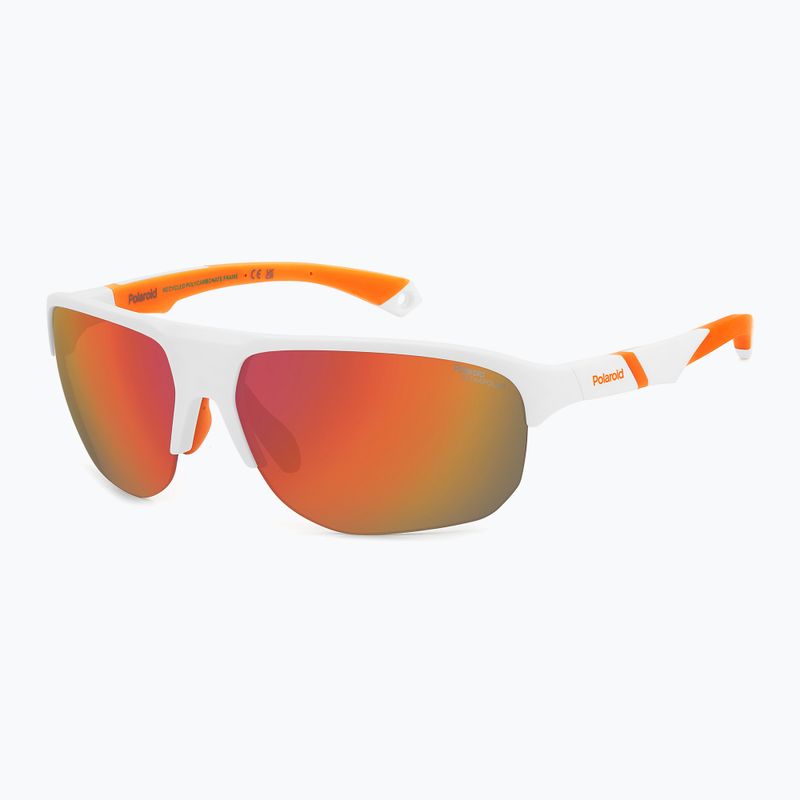 Pánské sluneční brýle Polaroid PLD 7059/S matte white/red multilayer polarized hc 2