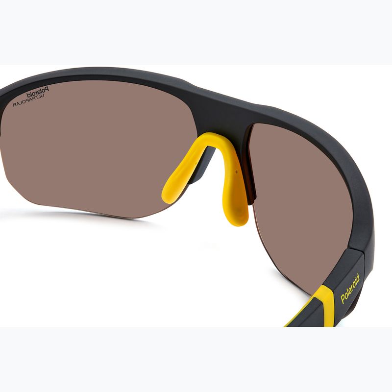 Pánské sluneční brýle Polaroid PLD 7059/S matte black yellow/gold polarized high contrast 5