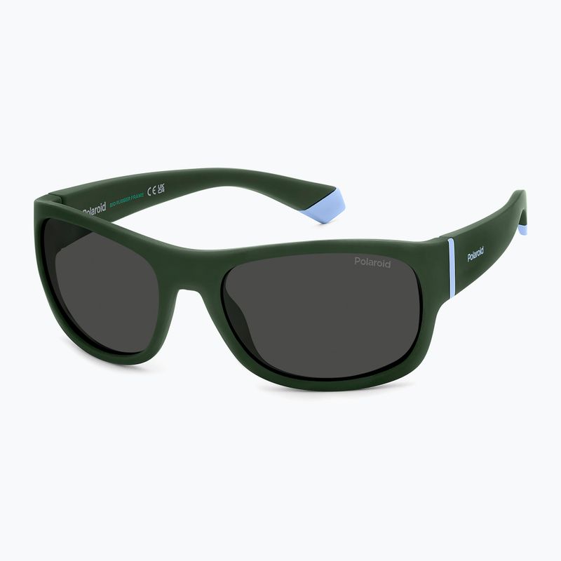 Dětské polarizační sluneční brýle Polaroid PLD 8064/S green/grey 2