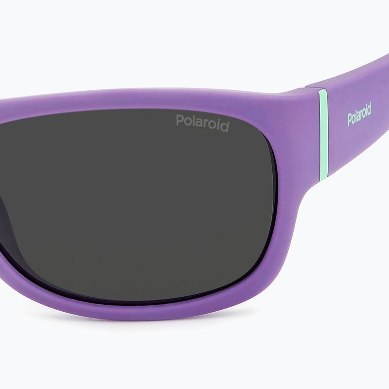 Polaroid PLD 8064/S fialové/šedé polarizační dětské sluneční brýle 5